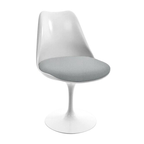 Saarinen Tulip Side Chair mit gepolstertem Sitzkissen